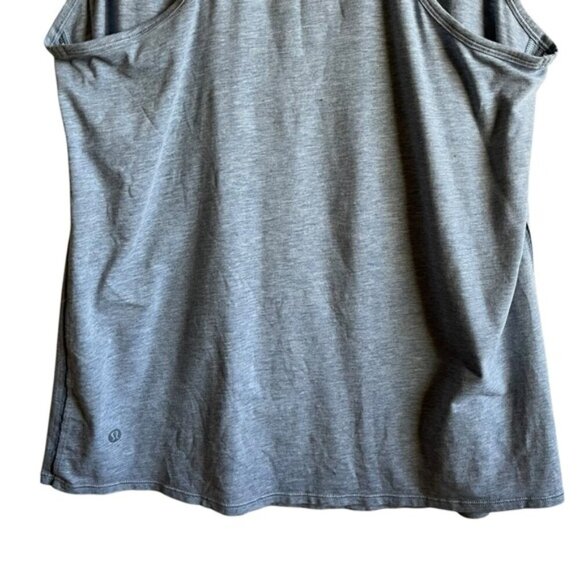 Lululemon Racerback Tank Top Size 6 Light Blue Gray - Picture 6 of 8